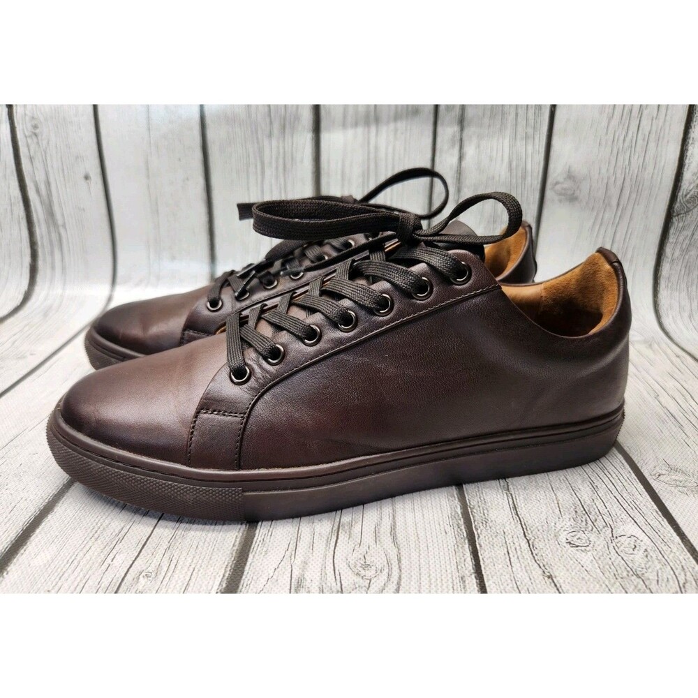 Thursday Premier Low Top Leather Shoes Womens 8.5 Old English Brown Sneakers